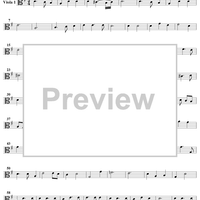 Ouverture, Chaconne    - No. 1 from "L'Amour Médecin" - (LWV 29) - Viola 1