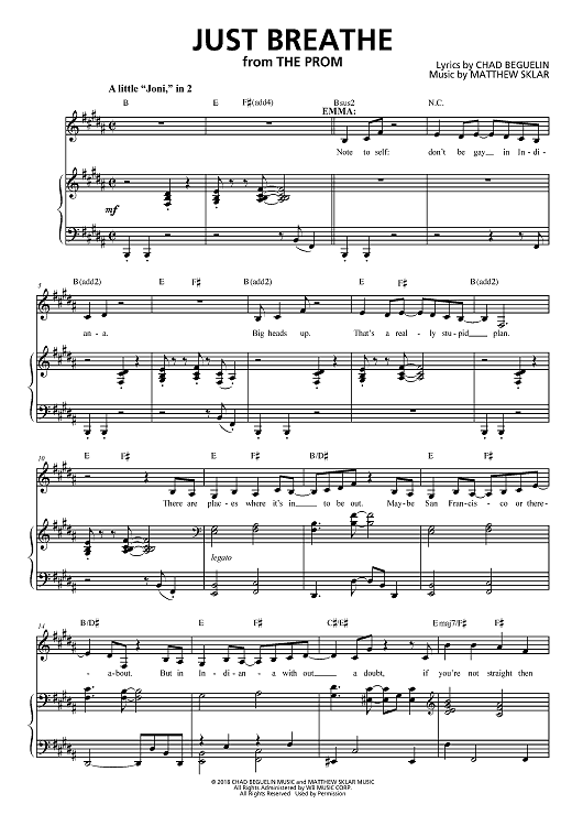 Just Breathe - from The Prom