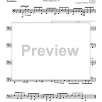 Air on the G String - Trombone