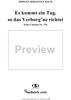 "Es kommt ein Tag, so das Verborg'ne richtet", Aria, No. 3 from Cantata No. 136: "Erforsche mich, Gott, und erfahre mein Herz" - Alto