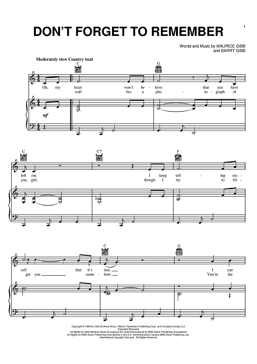 Don't Forget To Remember