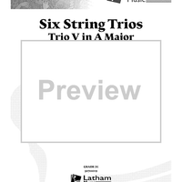 Six String Trios: Trio V in A Major - Score