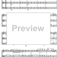 String Trio Bb Major D581B - Score
