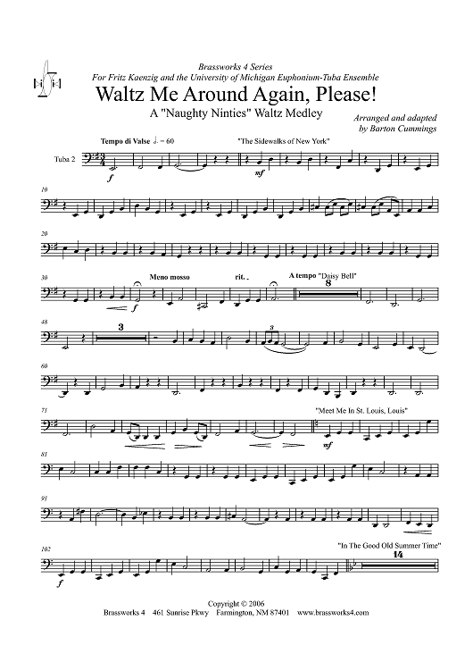 Waltz Me Around Again, Please! - Tuba 2