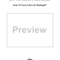 Sovra tenere herbette - From "Il Terzo Libro de Madrigali" - SV62