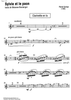 Sylvie et le paon - Clarinet in A