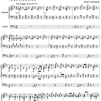 Studies for the Pedal Piano, 6 pieces in canon form, Op. 56 - No. 5 in B Minor