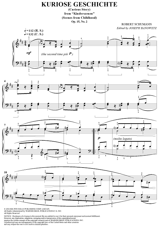 Kuriose Geschichte, Op. 15, No. 2