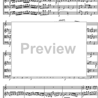 Divertimento No. 7 D Major KV205 - Score