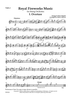 Royal Fireworks Music - Violin 1