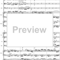 Double Clavier Concerto No. 1 in C Minor, Movement 1   (BWV 1060) - Score