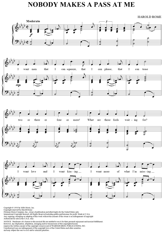 Nobody Makes a Pass at Me