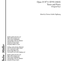 Mein! Op.25 No.11 D795