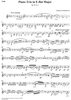Piano Trio No. 6 in E-flat Major, Op. 70, No. 2 - Violin