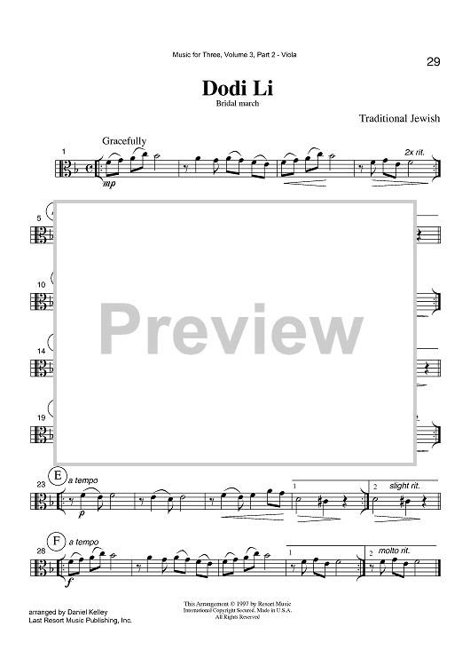 Dodi Li - Bridal march - Part 2 Viola