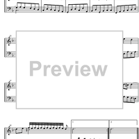 Suite  4 F Major BWV 809 - Score