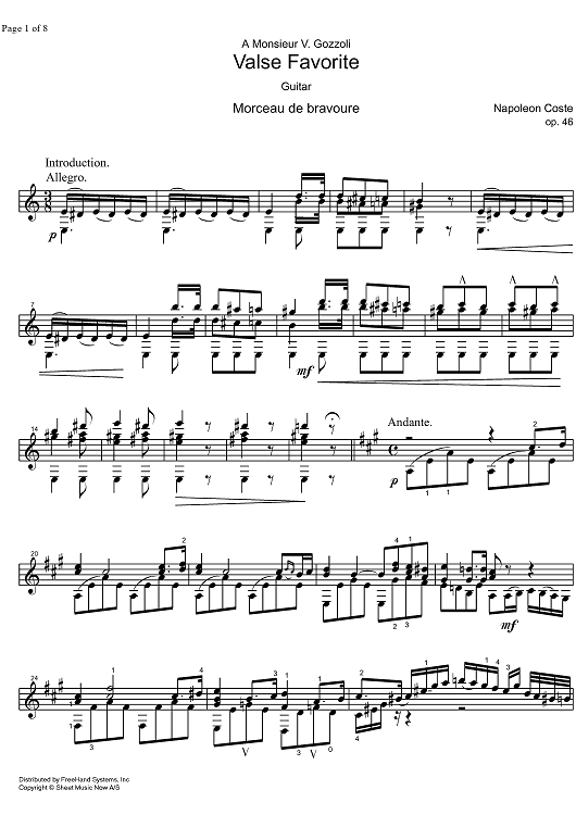 Valse Favorite Op.46