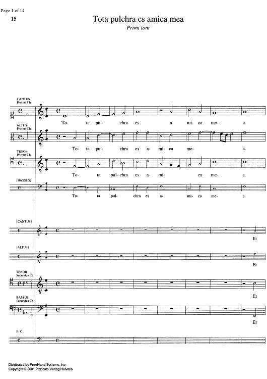 Tota pulchra es amica mea