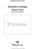 Drei Sonatinen, Op.67 No.1, 3. Sonatine exotique, E minor, Rondo Finale