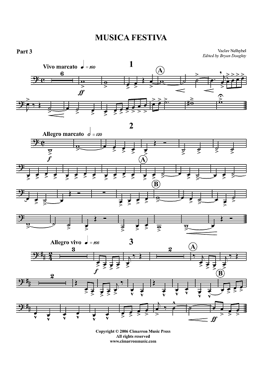 Musica Festiva - Tuba 3