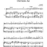 Old Irish Air - Piano Accompaniment