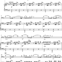 Songs Without Words in D Major, Op. 109 - Piano Score
