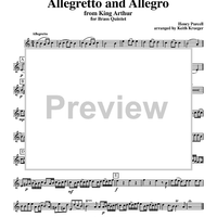 Allegretto and Allegro - Trumpet 1