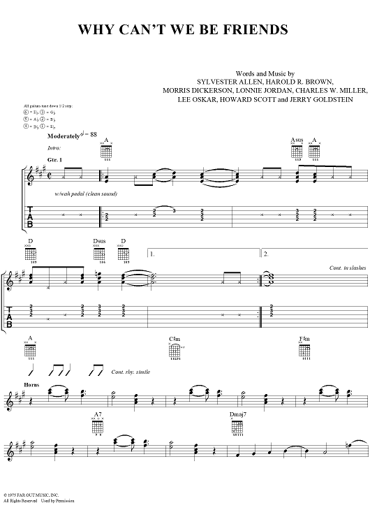 Why Can't We Be Friends