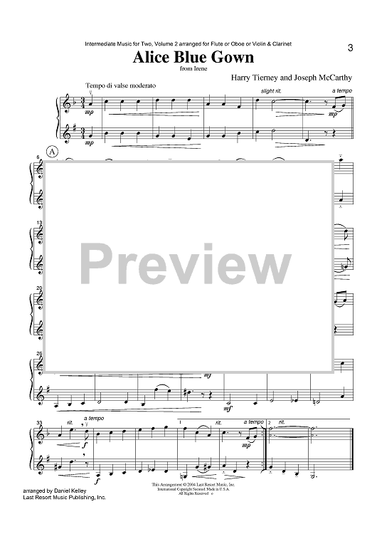 Alice Blue Gown - from Irene