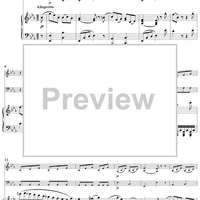 Piano Trio No. 8 in E-flat Major, WoO 38 - Piano Score