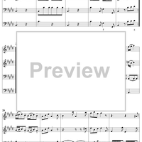 Quartet in E major - Full Score