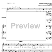 Es liebt sich so lieblich im Lenze Op.71 No. 1