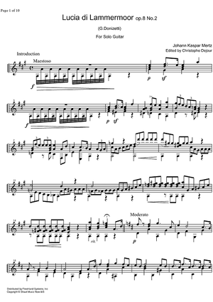 Lucia de Lammermoor Op. 8 No. 2