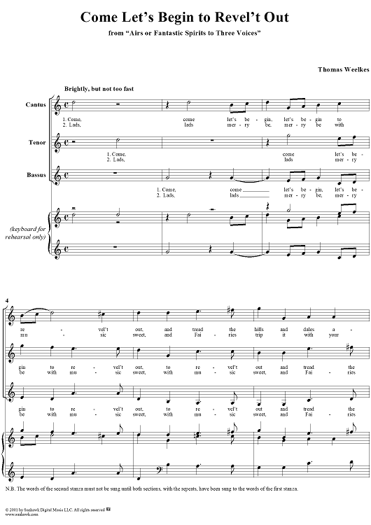 Come Let's Begin to Revel't Out