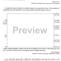 Cello - From the Harmonics to the Positions - Cello