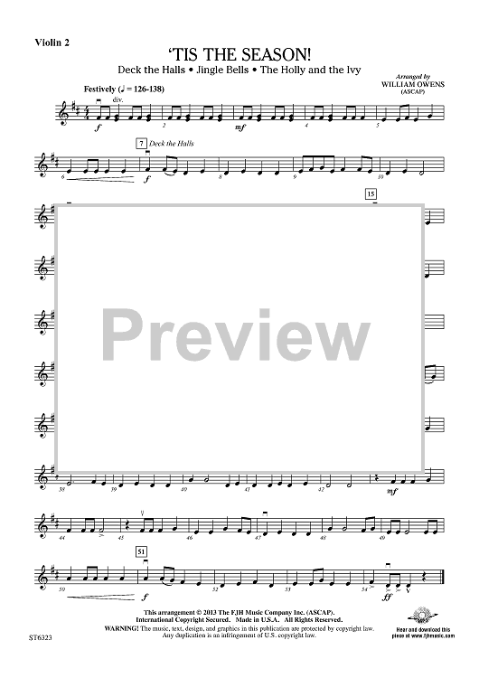 'Tis the Season! - Violin 2