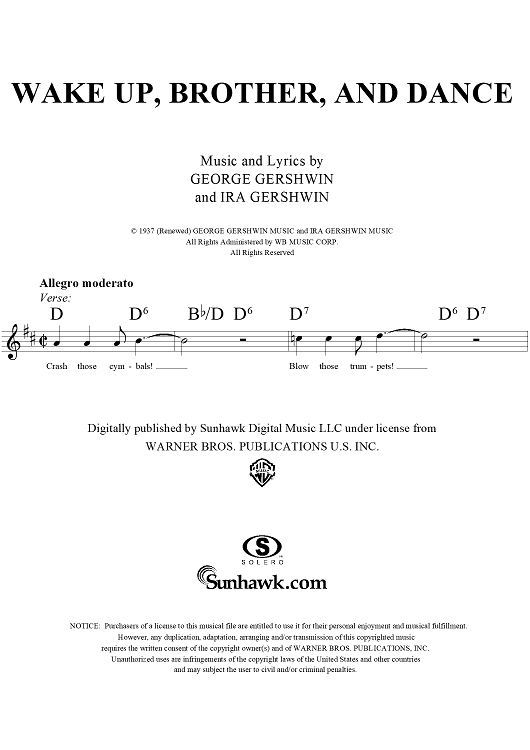 Wake Up, Brother, and Dance