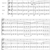 Gold and Silver Waltz - Score