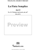 "Ubriaco non son io, nò, nò", No. 16 from "La Finta Semplice", Act 2, K46a (K51) - Full Score