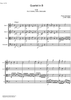 String Quartet No. 3 Bb Major D36 - Score