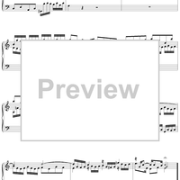 Fugue for Clavier in C Major  (BWV 953)