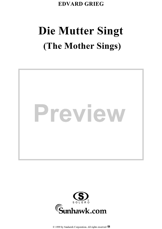 Die Mutter Singt