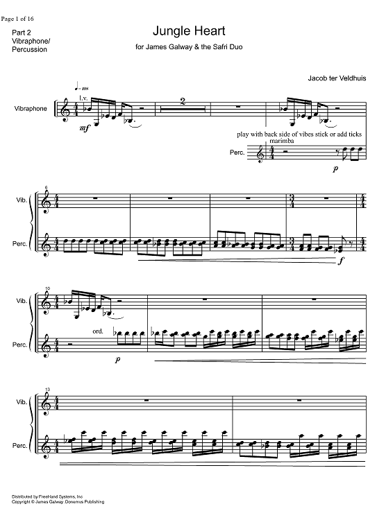 Jungle Heart - Vibraphone