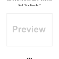 Introduction and Gloria, RV639: No. 2, Et in Terra Pax