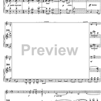 Variation on Béla Bartók theme - Score