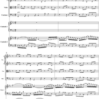 Double Clavier Concerto No. 1 in C Minor, Movement 2   (BWV 1060) - Score