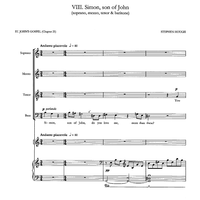 Simon, son of John (soprano, mezzo, tenor & baritone)