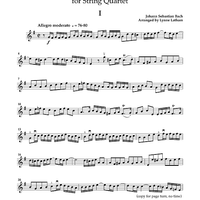 Brandenburg Concerto No. 1 - Violin 2
