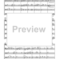 Cello Song for Cello Quintet or Cello Quartet with Bass - Score