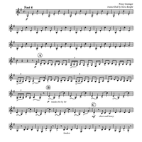 Molly on the Shore - B-flat Bass Clarinet 1